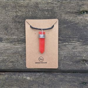 Red Crystal Healing Chakra Necklace